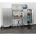 thumbnail image 11 of Seville Classics UltraHD 5-Piece Steel Garage Cabinet Storage Set With Pegboard Workbench, 10' Wide, 11 of 14
