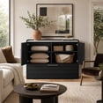 thumbnail image 4 of HH2 Home Tasmin Wood Twin Murphy Bed Cabinet with Mattress, 4 of 19