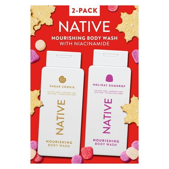 Native Nourishing Body Wash, Holiday Variety Pack, 18 fl. oz., 2 pk.