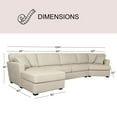 thumbnail image 4 of Elliot Stain-Resistant Cuddler Sectional, Assorted Colors, 4 of 11