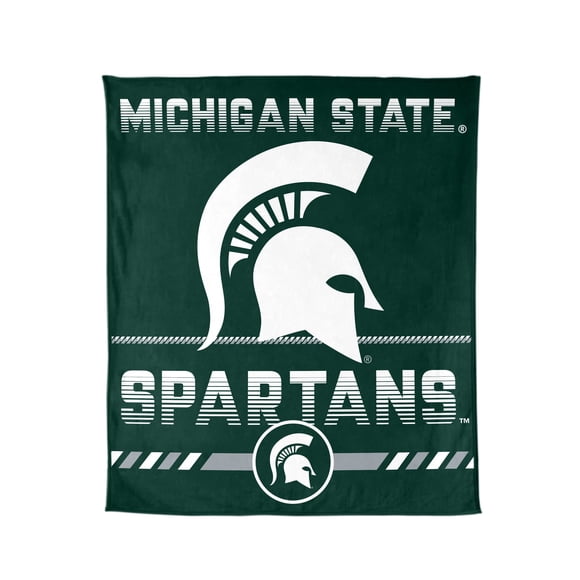 Logo Brands Michigan State Spartans 60"x70" Super Plush Blanket