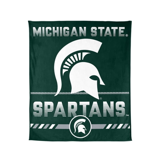 Logo Brands Michigan State Spartans 60"x70" Super Plush Blanket