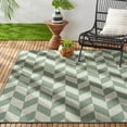 thumbnail image 2 of Nicole Miller New York Patio Country Calla Contemporary Herringbone Indoor/Outdoor Area Rug, 2 of 9