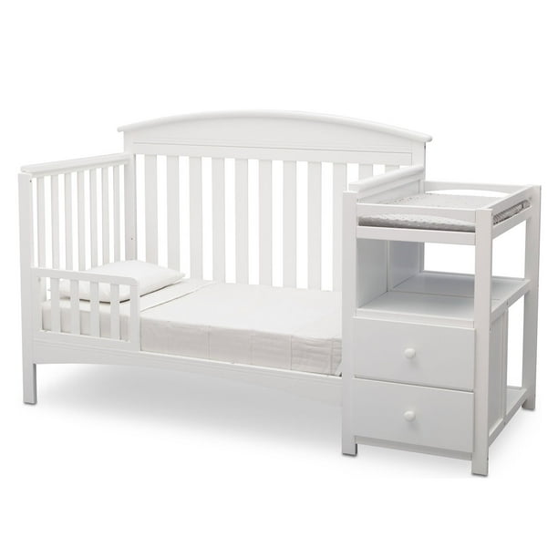 Delta Children Abby Convertible Crib 'N' Changer, Choose Color