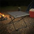 thumbnail image 2 of Cosco 24" Square Folding Camping Table, Gray Resin and Steel Frame, 2 of 9