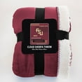 thumbnail image 3 of Officially Licensed NCAA Cloud Throw Blanket with Sherpa Back, 60" x 70", 3 of 4