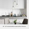 thumbnail image 6 of Hunter Cypress Grove Glass 3 Light Pendant Light Fixture, Round Cluster and Linear Cluster, 6 of 9