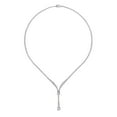 thumbnail image 4 of 4.33 CT. TW Round Cut Natural Diamond Lariat Necklace in 18K Gold, 4 of 8