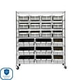 thumbnail image 5 of Seville Classics Extra Wide 7-Tier NSF 21-Bin Rack, 48" W x 14" D x 56" H, 5 of 10
