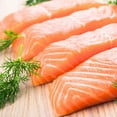 thumbnail image 1 of Member's Mark Norwegian Antibiotic-Free Sashimi-Grade Skinless Atlantic Salmon, Frozen, 5 lbs., 10-12 ct., 1 of 9