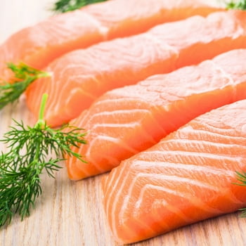 Member's Mark Norwegian Antibiotic-Free Sashimi-Grade Skinless Atlantic Salmon, Frozen, 5 lbs., 10-12 ct.