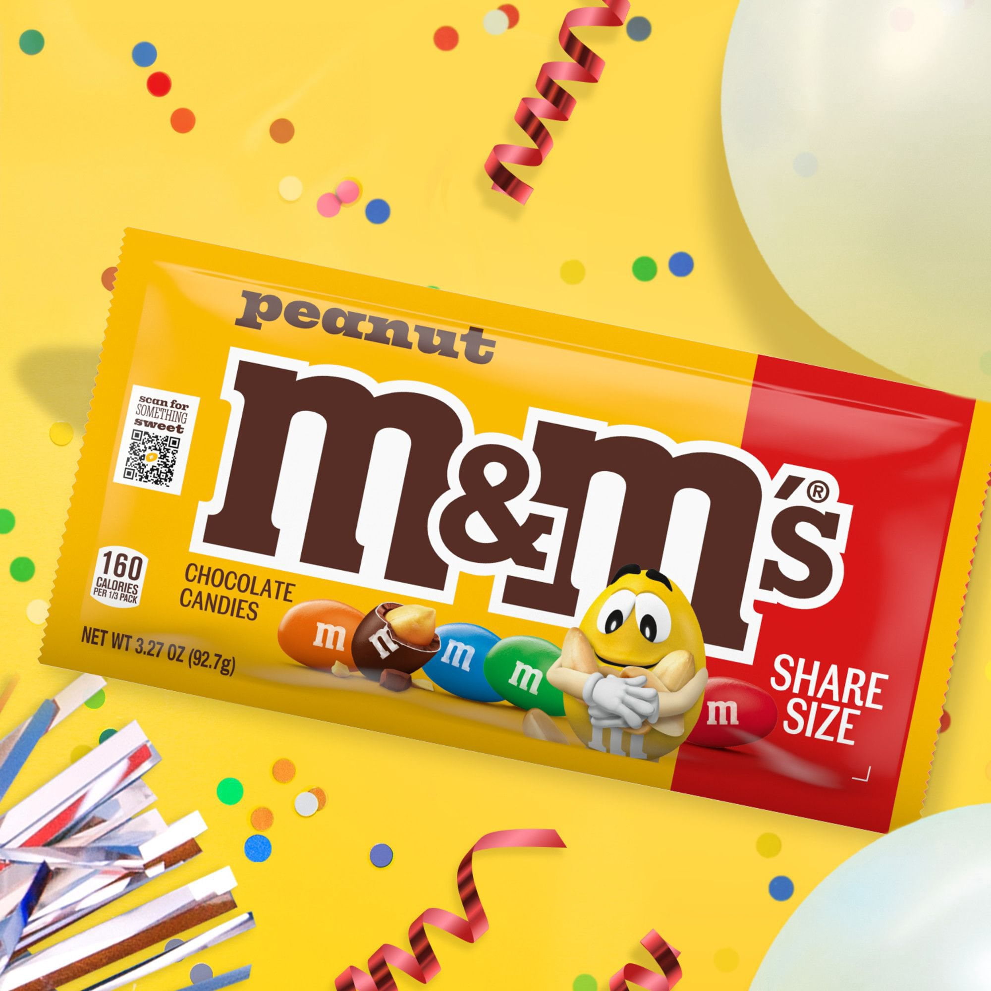 Galaxy - M&M&M M&M'S Peanut Milk Chocolate Candy, Share Size, 3.27 oz., 24 pk