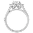 thumbnail image 3 of 1.50 CT. T.W. Round Cut Double Halo Diamond Ring in 18K Gold, 3 of 4