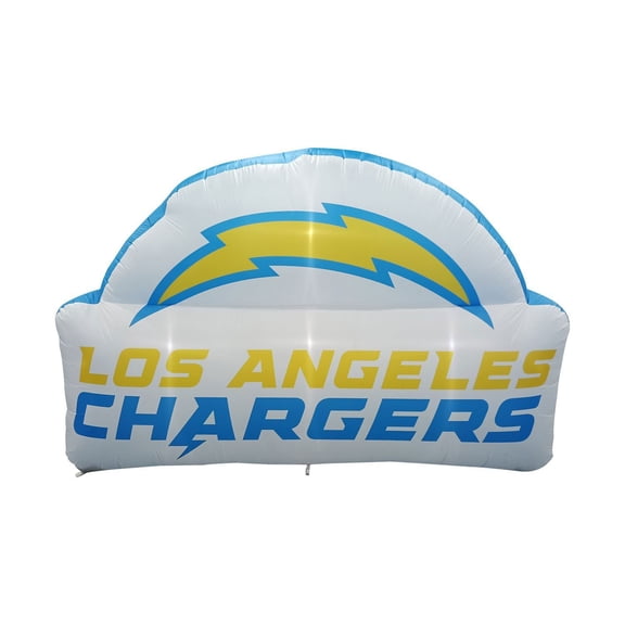 Logo Brands Los Angeles Chargers Pre-Lit 7’x10’ Team Inflatable