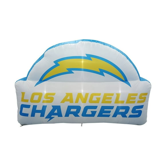 Logo Brands Los Angeles Chargers Pre-Lit 7’x10’ Team Inflatable