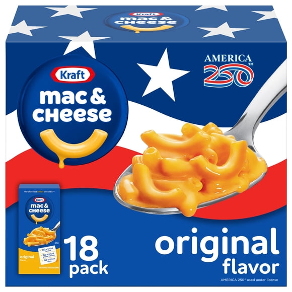 Kraft Original Macaroni and Cheese Dinner 18 pk.