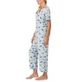 thumbnail image 3 of Character Ladies 2-Piece Short Sleeve Henley and Crop Pant PJ Set, 3 of 7