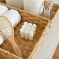 thumbnail image 14 of We Think Storage Resin Rattan Storage Bin with Handle, Set of 3, 14 of 16
