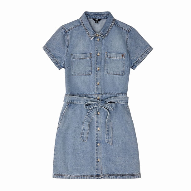 Frye Women's Belted Denim Mini Dress - Samsclub.com