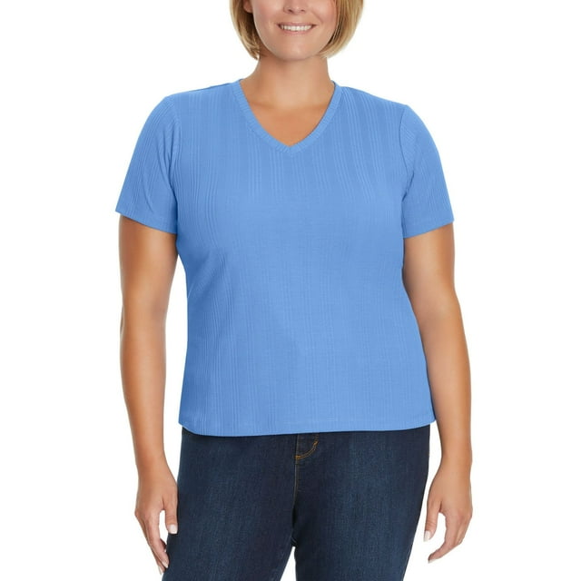 Jessica Simpson Women's Plus Rib Knit Top