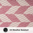 thumbnail image 4 of Nicole Miller New York Patio Country Calla Contemporary Herringbone Indoor/Outdoor Area Rug, 4 of 9