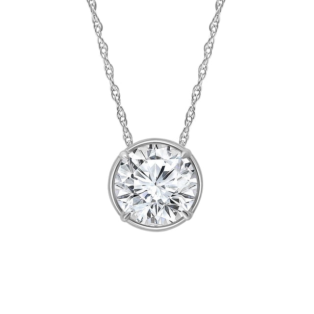 Lab Created Diamond Pendant in 14K Gold