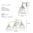 thumbnail image 4 of Hunter Cypress Grove Light Sconce Wall Light Fixture, Multiple Sizes, 4 of 8