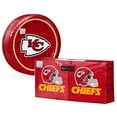 thumbnail image 1 of NFL Paper Plates & Napkins Kit, 285 ct., Choose Team, 1 of 11