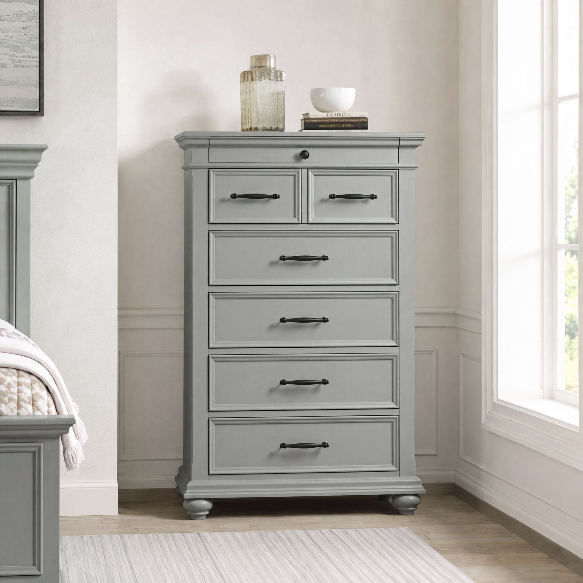 Brooks 6-Drawer Poplar Wood Chest, Assorted Colors - Samsclub.com