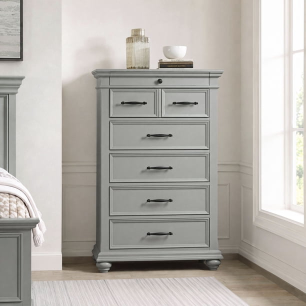 Brooks 6-Drawer Poplar Wood Chest, Assorted Colors - Samsclub.com