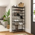 thumbnail image 17 of Seville Classics 3-Tier Resin Slat Shoe Rack, 26.5" W x 12.2" D x 19" H Assorted Colors, 17 of 22