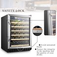 thumbnail image 6 of Lanbo 24 Inch 51 Bottle Wine Cooler Fridge, 6 of 15