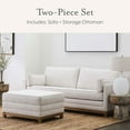 thumbnail image 4 of details by Becki Owens Freesia Upholstered Sofa and Storage Ottoman, 4 of 10