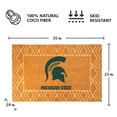thumbnail image 3 of Logo Brands Michigan State Spartans Coir Outdoor Mat, 3 of 3