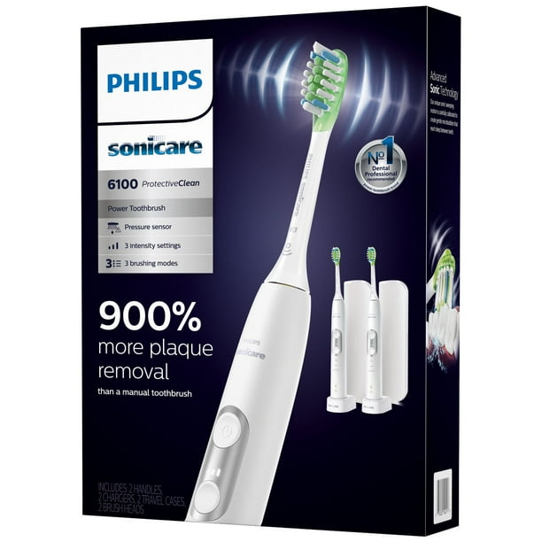 Philips Sonicare ProtectClean 2本セット Philips Sonicare Electric Optimal Clean Toothbrush with