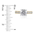 thumbnail image 4 of Lab Created Round Cut Diamond Ring, 4 of 5