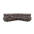 thumbnail image 8 of Cole & Rye Signature Leather 6-Piece Dual Power Sectional with Storage Console, 8 of 11