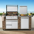 thumbnail image 2 of Member's Mark 5-Burner Rustic Ledge Propane Gas Island Grill, 2 of 11