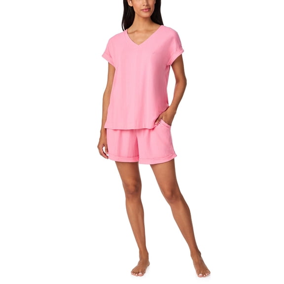 Nautica 2-Piece Short Sleeve Top and Pant PJ Set