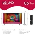 thumbnail image 3 of LG 86” Class UT7550 Series 4K UHD Smart TV, 3 of 13