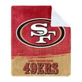 thumbnail image 3 of Logo Brands NFL Sherpa Throw Blanket, 60" x 70", Choose Team, 3 of 3