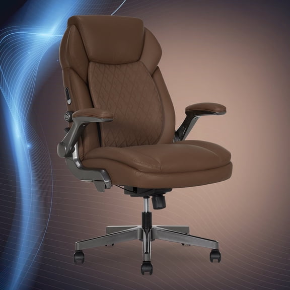 Shaquille O’Neal Corydon Shiatsu Massage Chair with Heat and Flip Up Arms