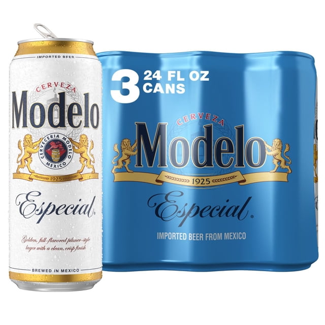 Modelo Especial Mexican Lager Beer, 24 fl. oz. can, 3 pk.