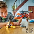 thumbnail image 2 of LEGO City Coast Guard Helicopter Toy for Kids, 551 pc., 2 of 6