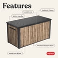 thumbnail image 6 of Keter Signature Collection 170 Gal. Deck Box for Indoor/Outdoor Storage, 6 of 17