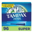 thumbnail image 1 of Tampax Pearl Super Tampons, Unscented, 96 ct., 1 of 8