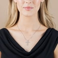 thumbnail image 6 of 0.71 CT. T.W. Diamond Cross Pendant in 14K Gold, 6 of 8