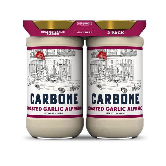 Carbone Fine Foods Roasted Garlic Alfredo Sauce, 30 oz., 2 pk.