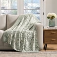 thumbnail image 1 of Tahari Home Reversible Printed Plush Throws, 50" x 60", 1 of 5