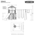 thumbnail image 16 of Lifetime Adventure Tower Swing Set Playset, 16 of 16
